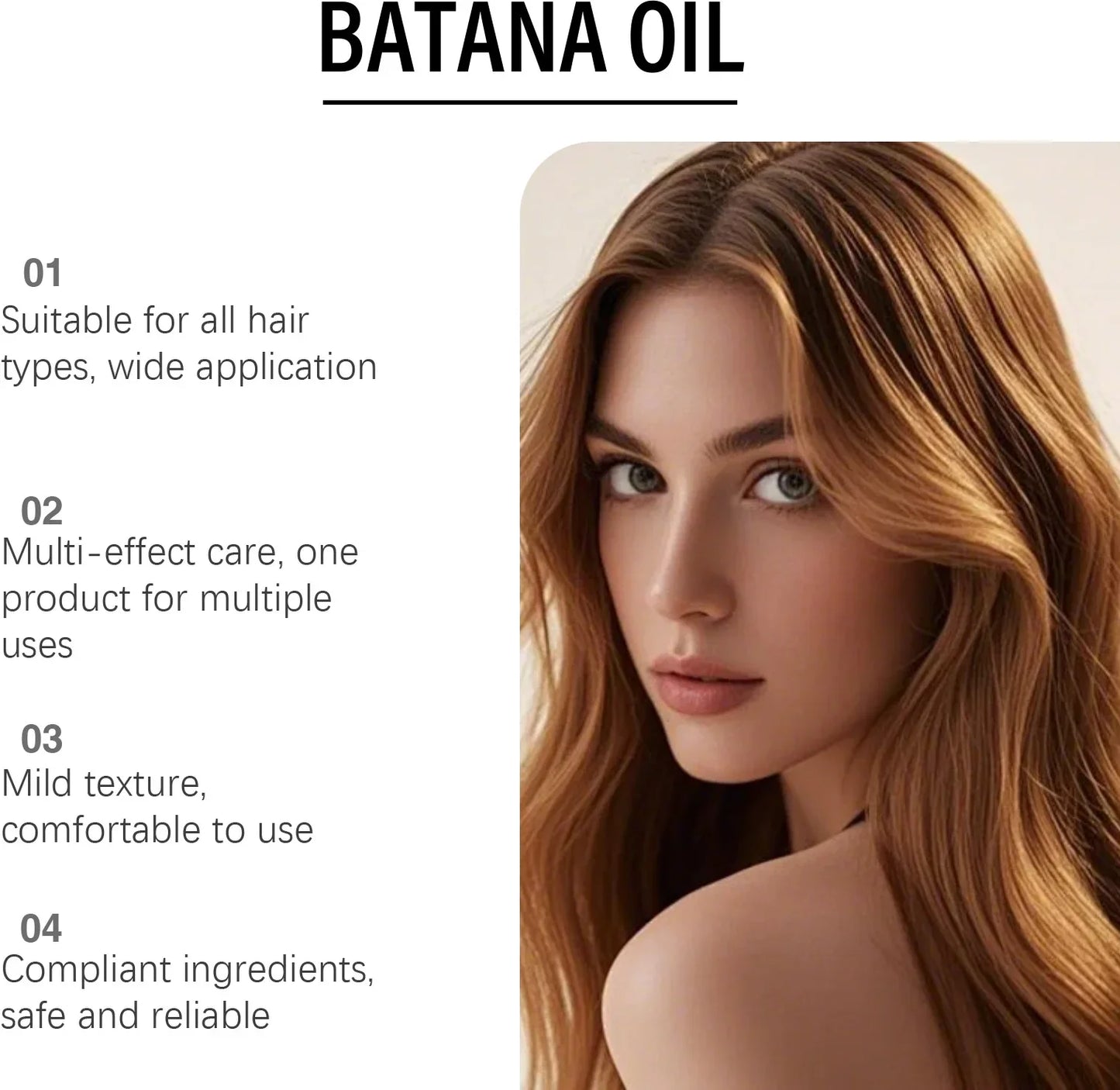 Batana Hair Oil – Nourishing & Volumizing Hair Care Oil 60ml