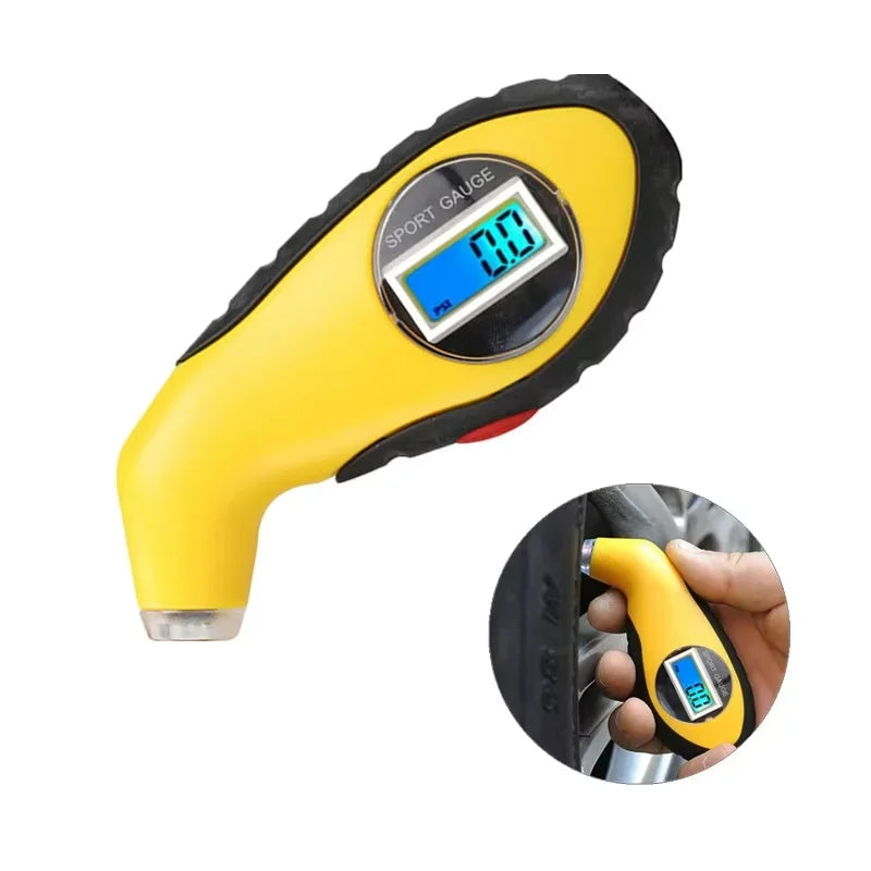 Digital Tire Pressure Gauge 150PSI LCD Backlight Air Pressure Meter Auto Tyre Tester for Car Bike Truck Peaceful Pleasures Health and Wellness