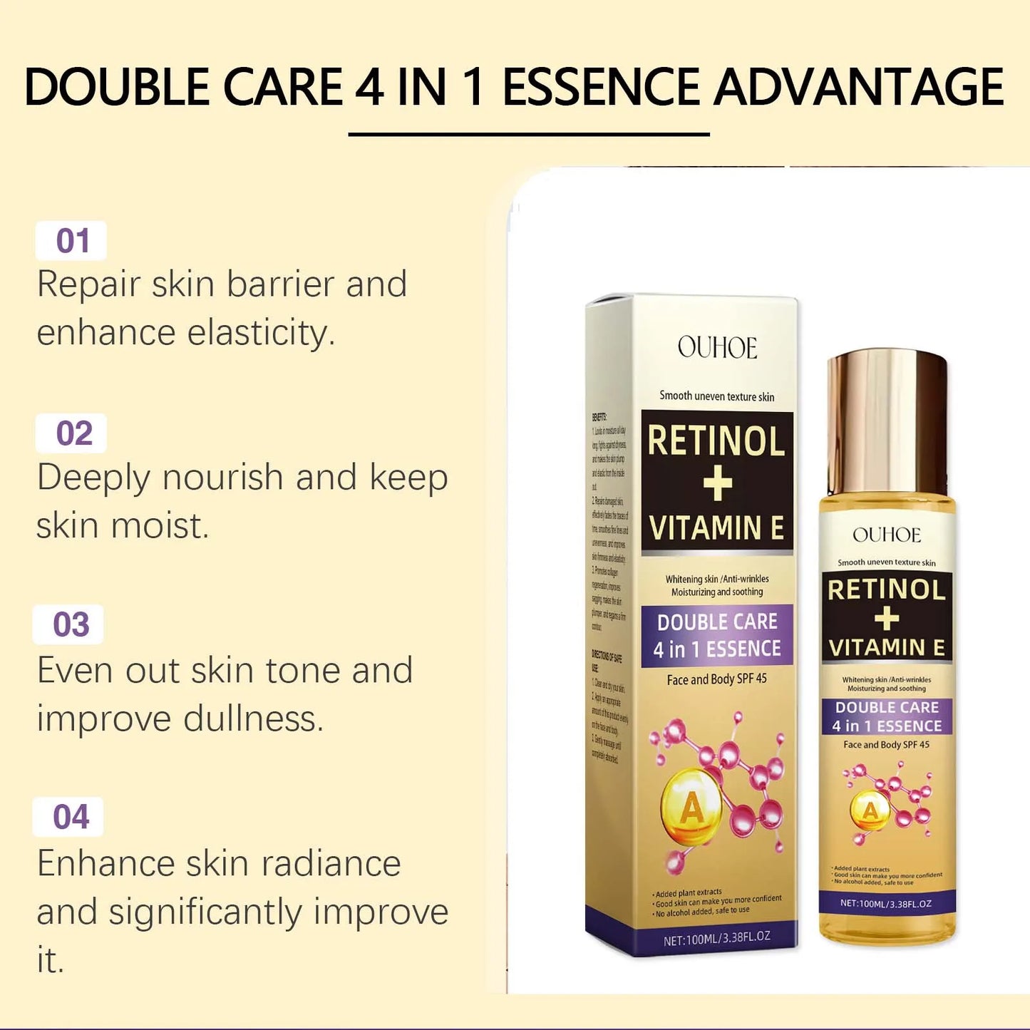 Retinol Collagen Serum – Firming, Brightening & Pore Minimizing