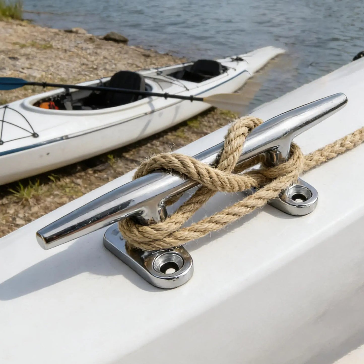 316 Stainless Steel Boat Cleat – Open Base Marine Rope Cleat