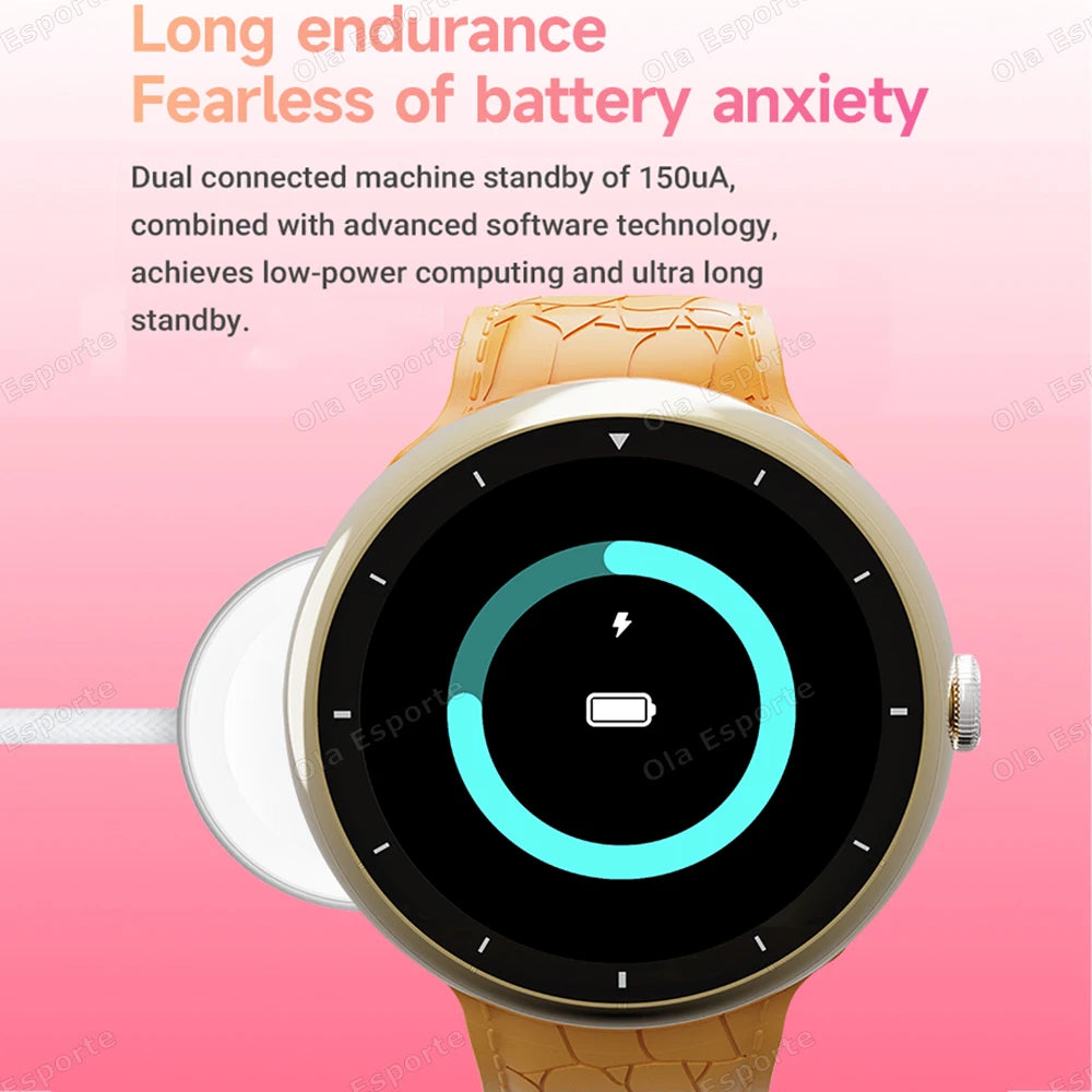 7 in 1 Strap Smart Watch Sports Watch Men Women AMOLED Screen GPS Bluetooth Calls Waterproof SmartWatch for Android IOS 2026 New Peaceful Pleasures Health and Wellness
