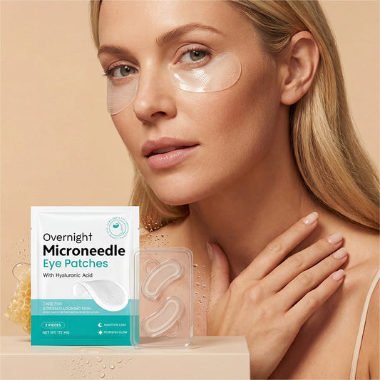 Hyaluronic Acid Overnight Eye Patches – Hydrating Sleep Mask Overnight Eye Patches Peaceful Pleasures Health and Wellness