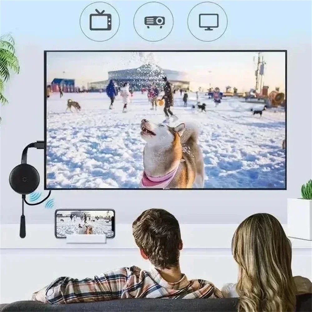 1080P Wireless HDMI Dongle WiFi TV Stick Airplay Miracast DLNA Peaceful Pleasures Health and Wellness