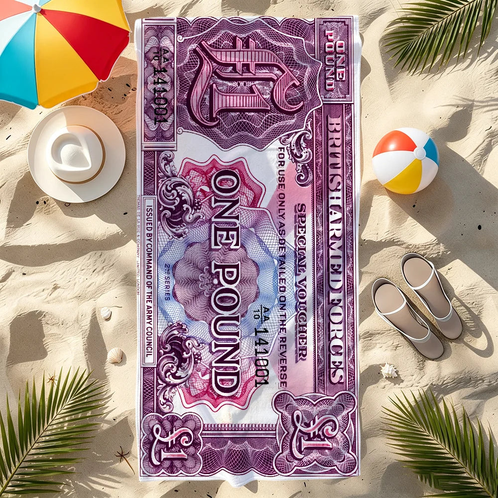 Quick-Dry Microfiber Beach Towel | Pool, Gym & Travel Quick-Dry Beach Towel Peaceful Pleasures Health and Wellness