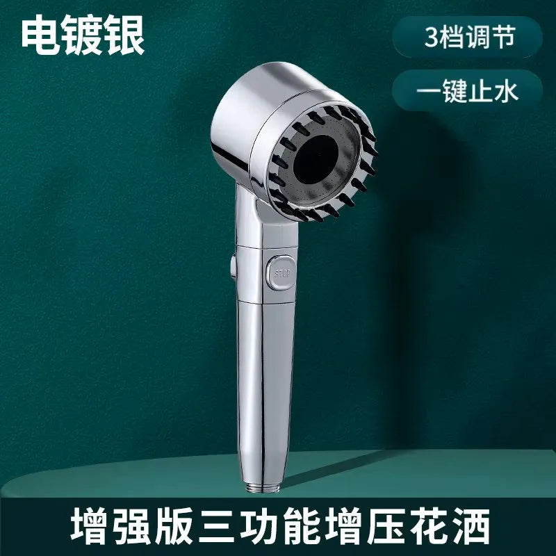 3-Mode High Pressure Handheld Shower Head Set with Filter
