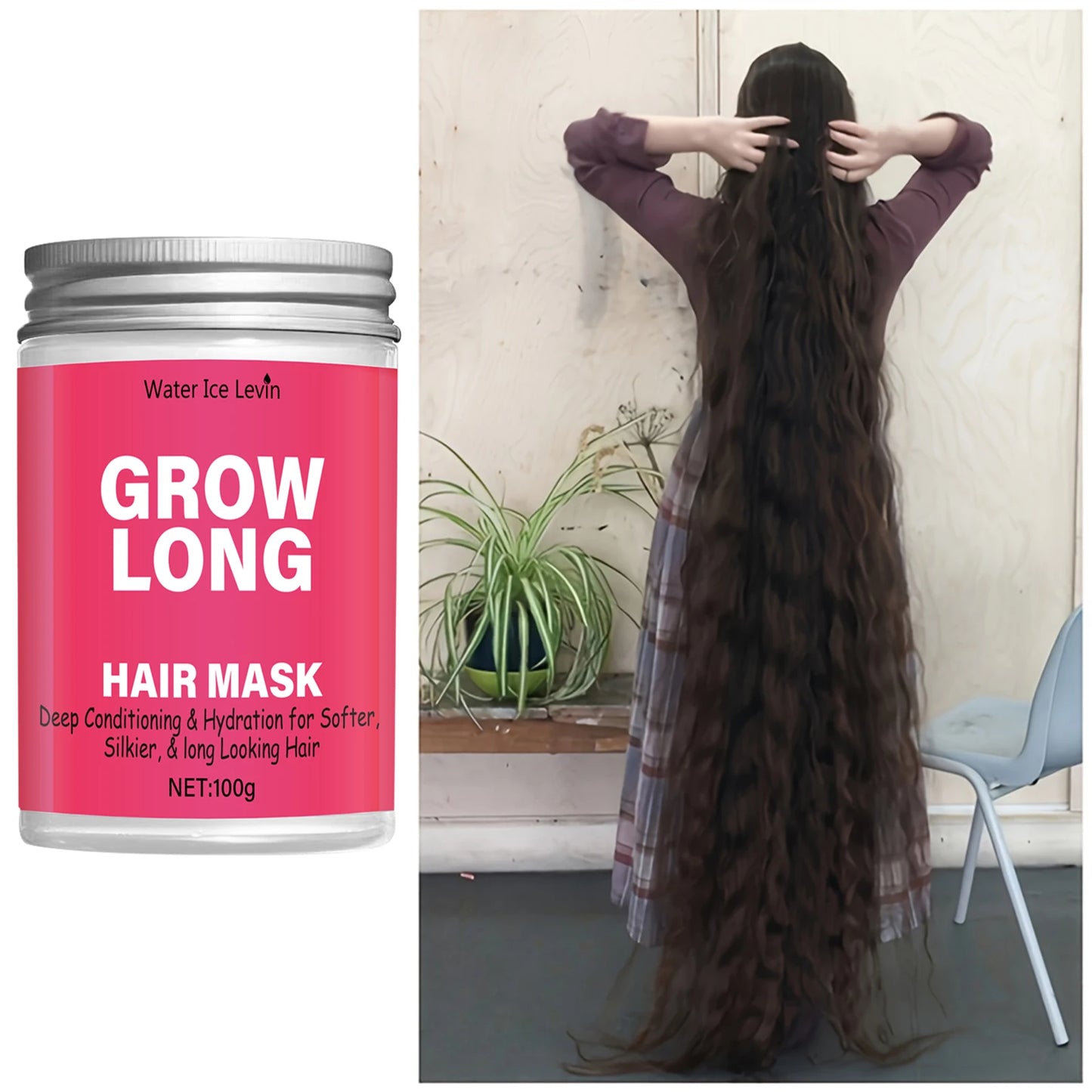 Leave-In Hair Mask & Smoothing Conditioner | Anti-Frizz