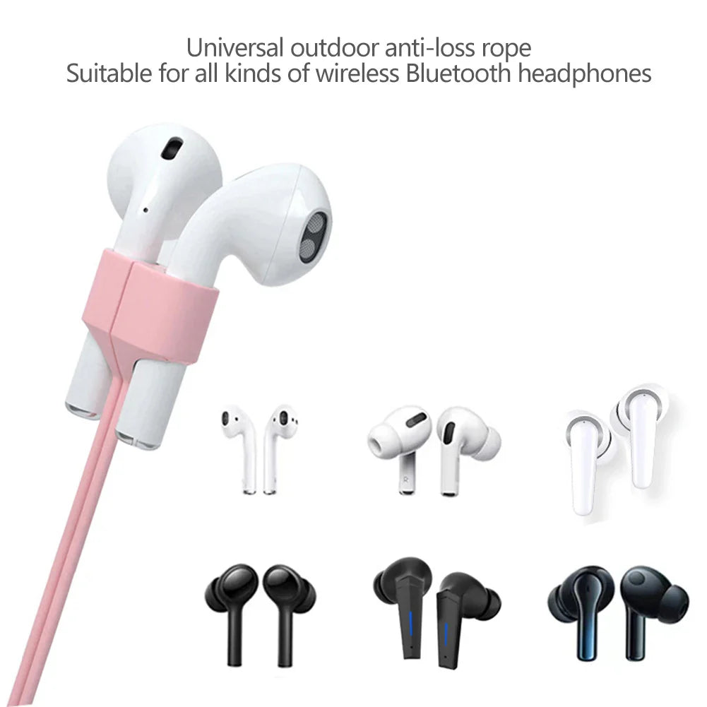 Silicone Anti-Lost Neck Strap for AirPods 1 2 3 Pro
