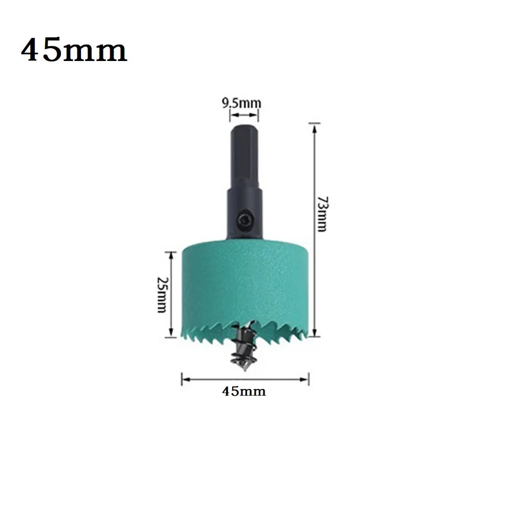 16- Bimetal Wood Hole Saw Drill Bit HSS 2 Woodworking Tools
