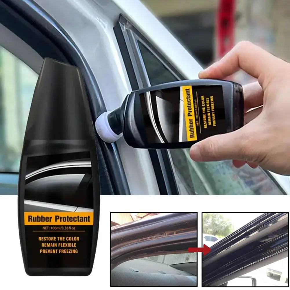 Auto Rubber Protectant Spray Color Restorer & Flexibility Enhancer Anti-freeze Easy To Use Ultimate Protection For Car Seals Peaceful Pleasures Health and Wellness