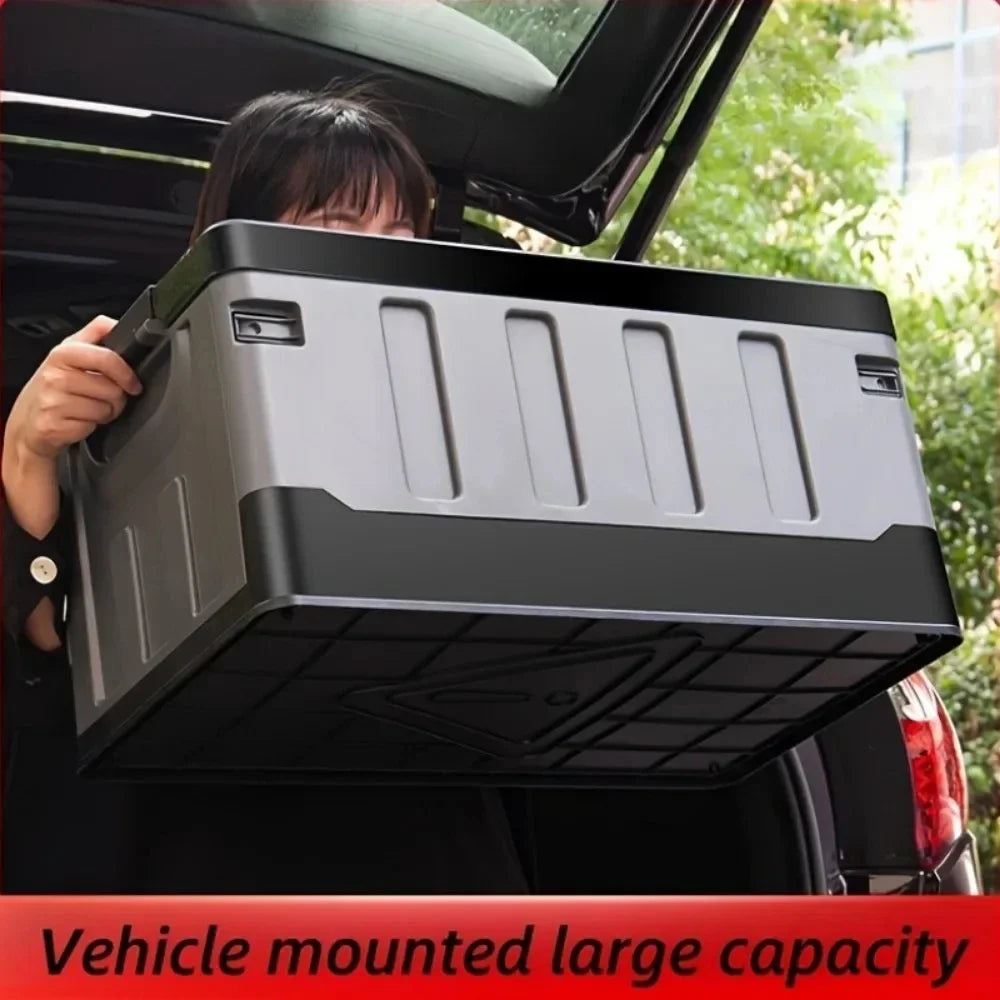 Large Camping Storage Box Portable Waterproof Container Outdoor Storage Case Durable Multi Purpose Foldable Car Trunk Organizer Peaceful Pleasures Health and Wellness