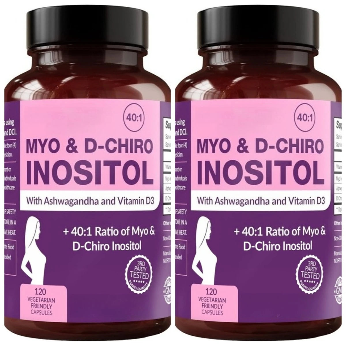 Inositol Supplement for Women – Vitamin D3 + Ashwagandha