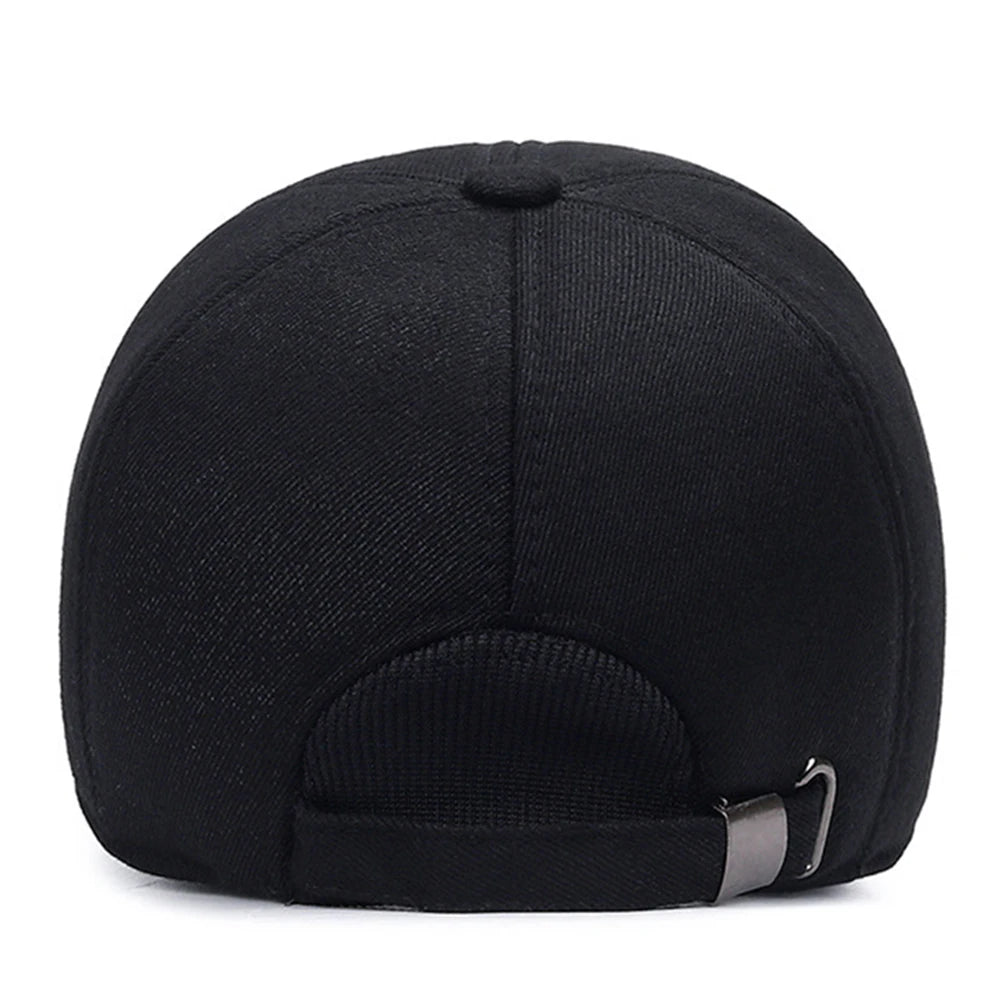 Winter Plush Earflap Hat – Windproof Thermal Cap for Men