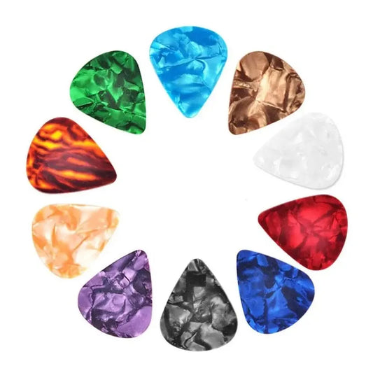 Guitar Picks Plectrum Celluloid Electric Smooth Pick Bass Acoustic Peaceful Pleasures Health and Wellness