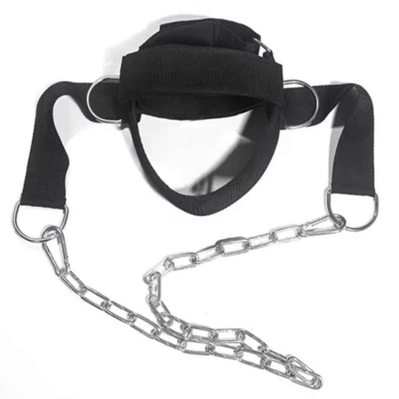 Heavy Duty Weighted Neck Cap – Adjustable Neck Training Harness