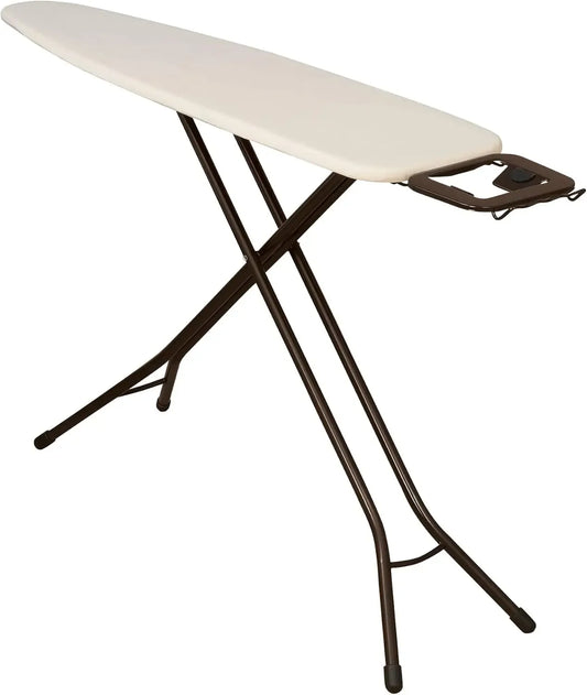 4-Leg Ironing Board, Steel Top, Cotton Cover, Antique Bronze Peaceful Pleasures Health and Wellness United States