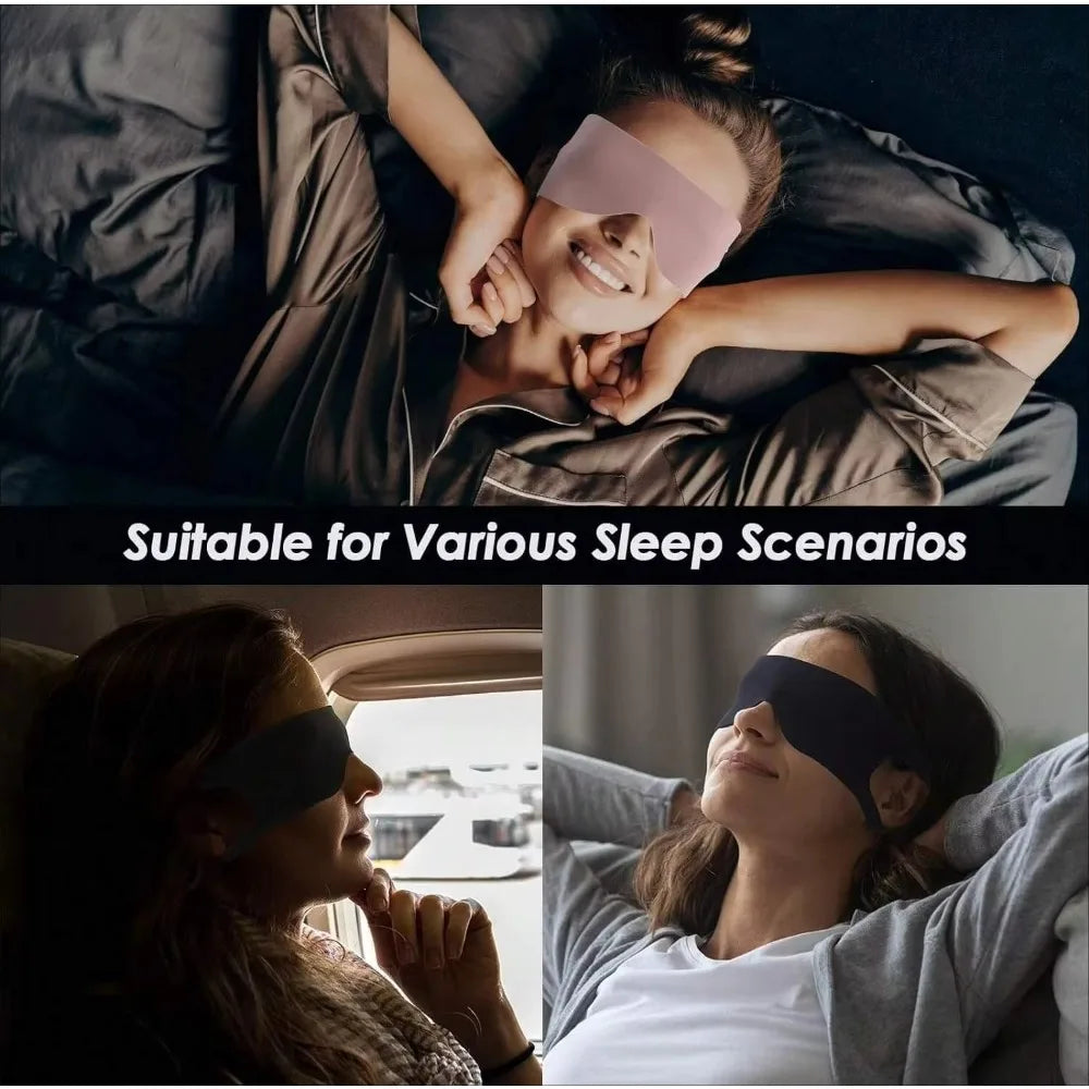 Cotton Sleep Mask | Blackout Eye Mask for Travel & Better Sleep