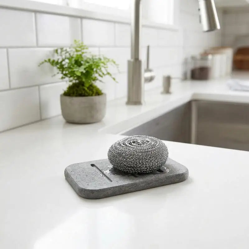 Diatomite Soap Dish – Quick-Dry Absorbent Bathroom Holder Soap Dish Peaceful Pleasures Health and Wellness