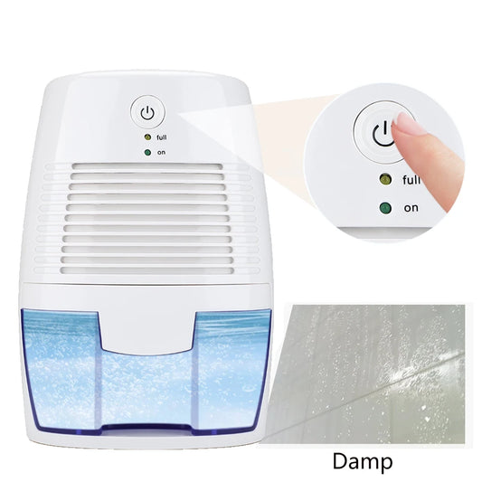 USB Powered Portable Dehumidifier Home Moisture Absorber for Bathroom Closet 500ml Mini Dehumidifier Prevent Mold Mildew & Odor Peaceful Pleasures Health and Wellness