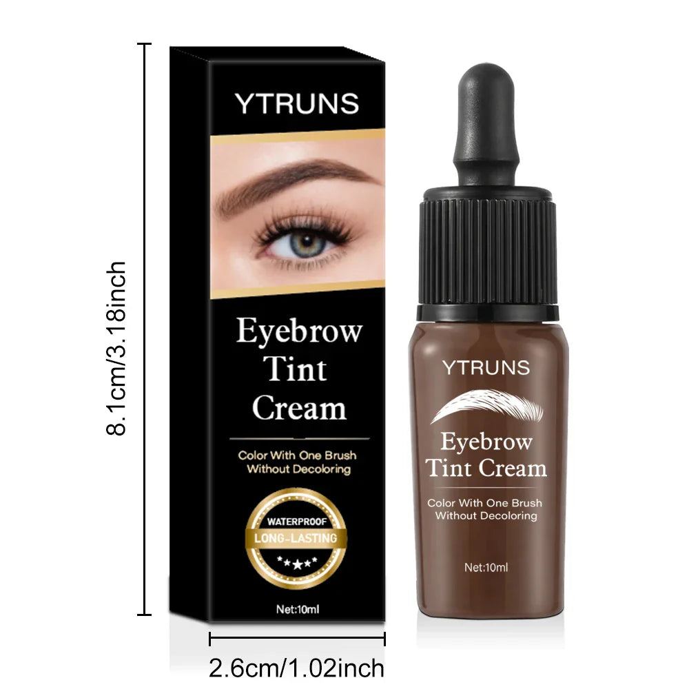 YTRUNS Peel Off Eyebrow Tint Cream – Waterproof Long Lasting