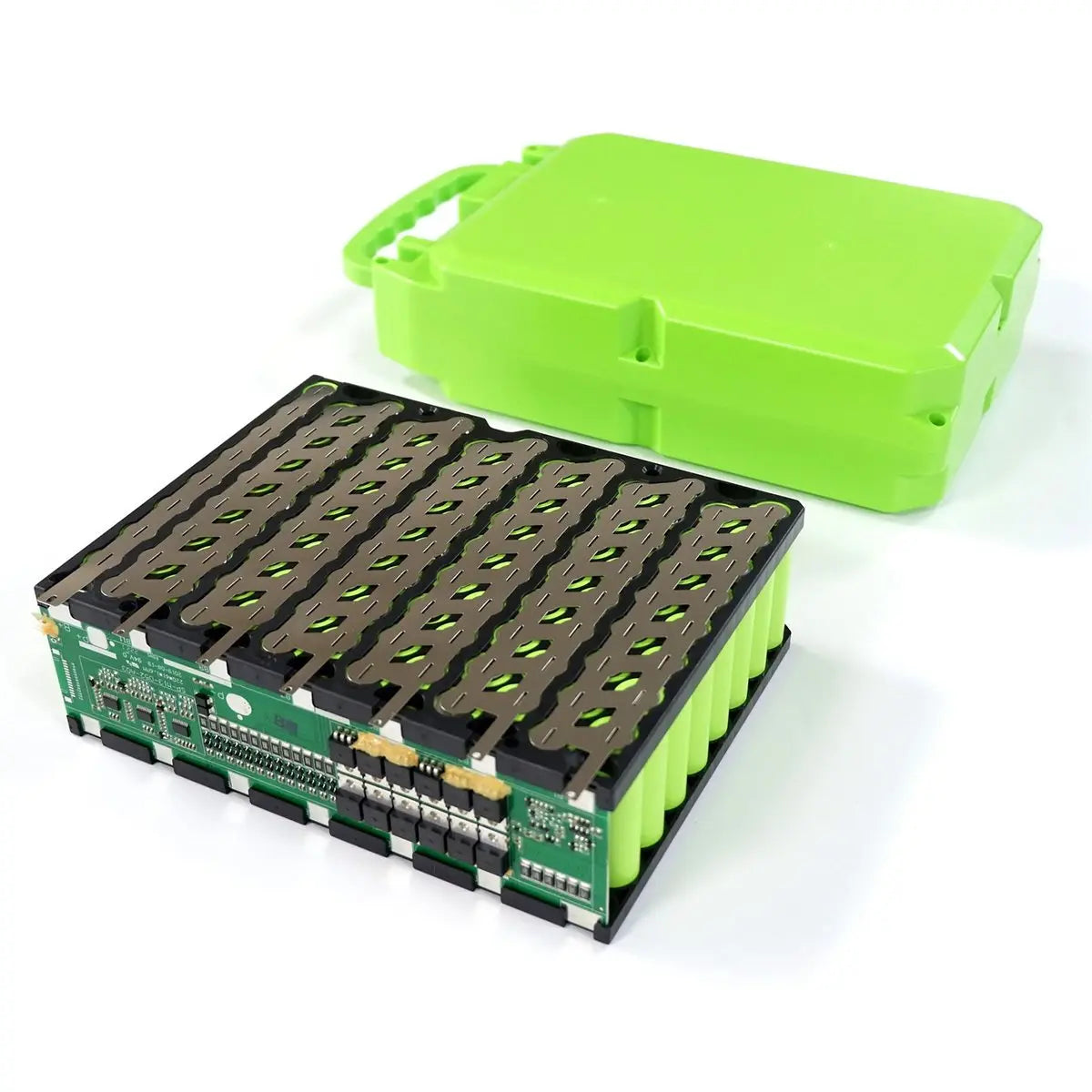 (ABDH) 48V 30A E-Bike Battery Case Storage Box 13S 8P 18650 Holder Nickel Strip Electric Motorcycle Protection Circuit Green Peaceful Pleasures Health and Wellness