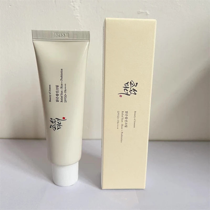 SPF50+ Anti UV Sun Block Facial 50ml Beauty of Joseon Brand Sunscreen for Body and Face Rice Probiotic Solar Blocker Skin Cream Peaceful Pleasures Health and Wellness