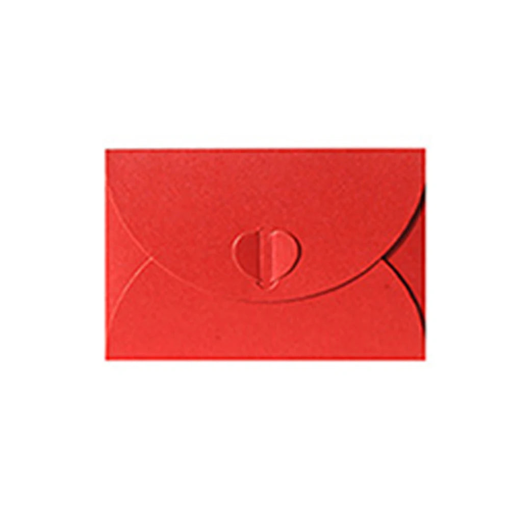 20pcs Love Pearl Paper Envelopes Gilt Envelope Wedding Invitation Color Envelope Peaceful Pleasures Health and Wellness red