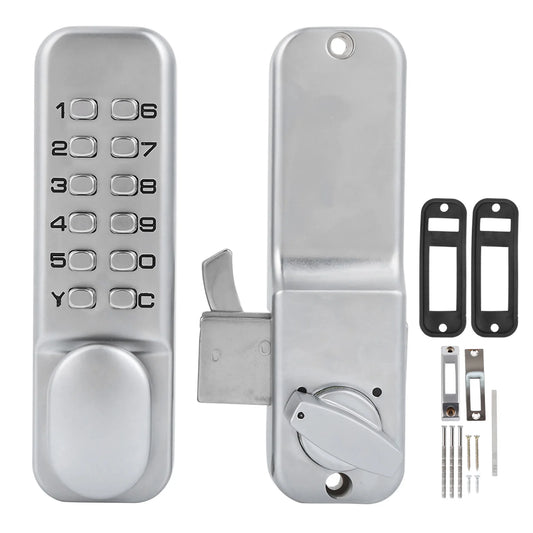 Mechanical Combination Lock for Sliding Doors | 1–11 Digit Keyless Combination Door Lock Peaceful Pleasures Health and Wellness Default Title