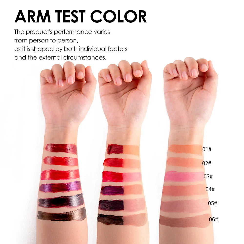 Peel-Off Matte Lip Stain | 6 Colors Waterproof Lip Gloss