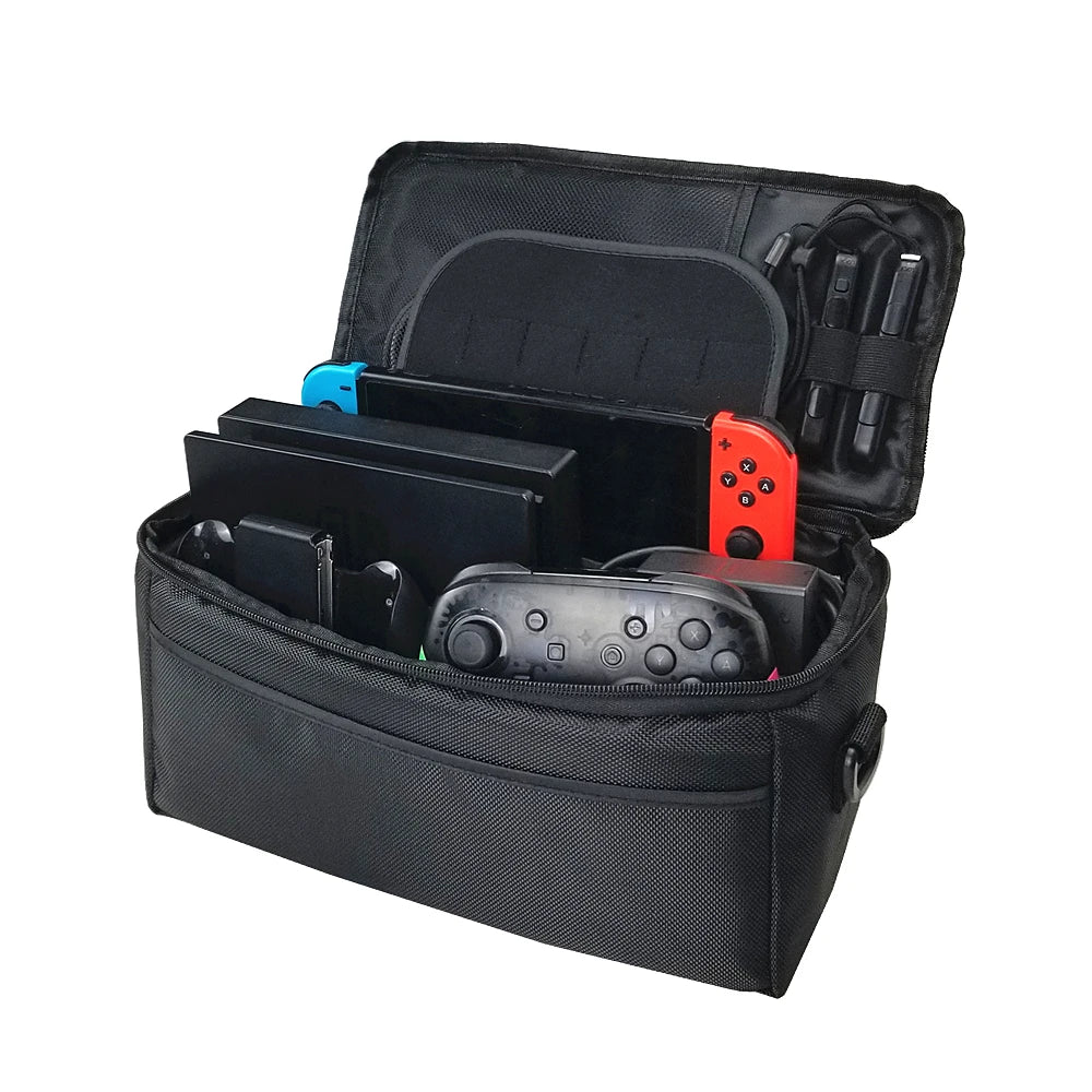 Large-Capacity Carry Case For Switch/Switch Oled/Switch 2 Bag Carrying Suitcase Game Card Storage Pouch Cover Big Accessories Peaceful Pleasures Health and Wellness