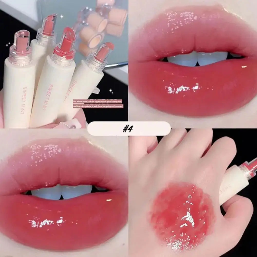 Hydrating Jelly Lip Gloss – Mirror Glass Finish Tinted Lip Balm | Long-Lasting Waterproof Plumping Lip Glaze | CPNP Certified 4 Shades Peaceful Pleasures Health and Wellness