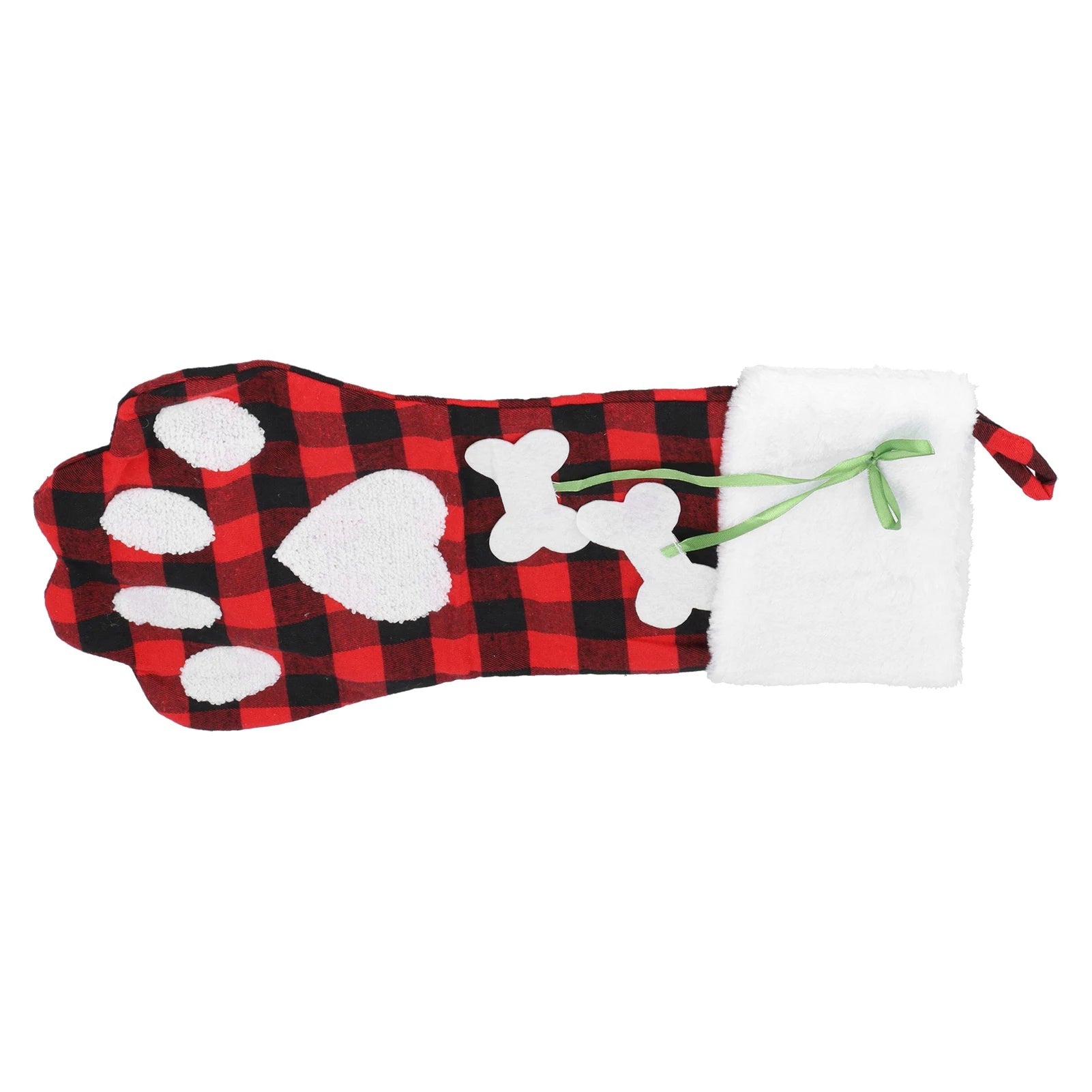 Christmas Cute Stockings Christmas Pet Stocking Short Plush 90g for Christmas Fireplace Decoration for Pet Dog Snacks Toys Peaceful Pleasures Health and Wellness