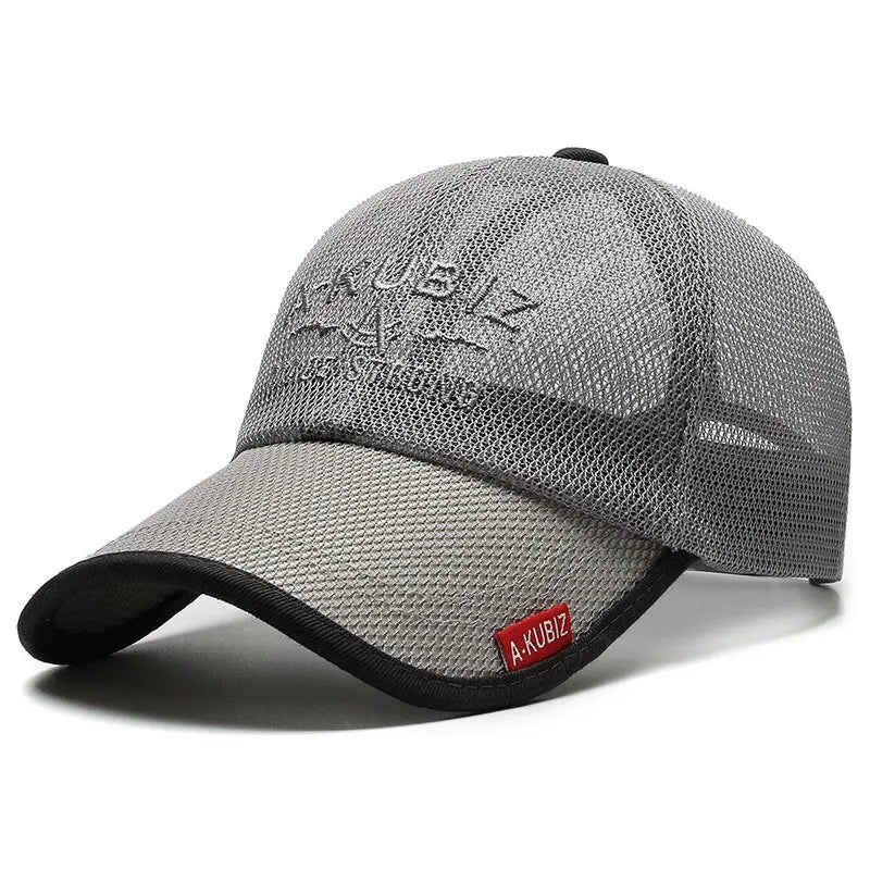 Summer Hats Men Women Mesh Baseball Caps Fashion Embroidered Visor