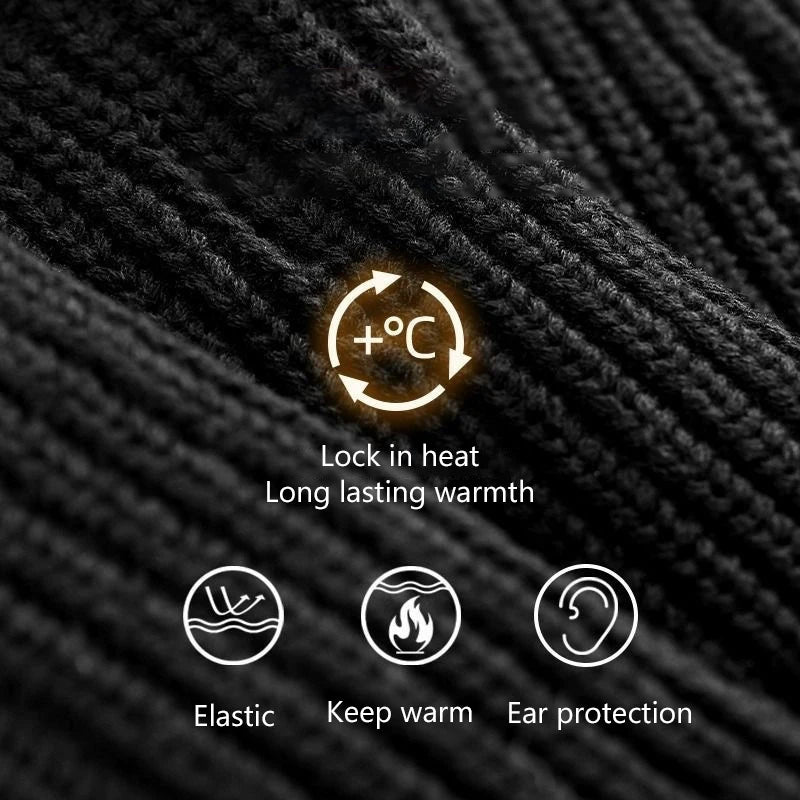 2-in-1 Balaclava Ski Mask Beanie | Windproof Winter Face Hat