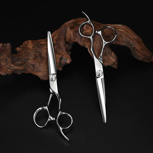 Barber Scissors Hairdressing Cutting Tools Thinning Shears for Hairdressers 5.5,6.0,6.5 Inch ATS314 Steel Peaceful Pleasures Health and Wellness