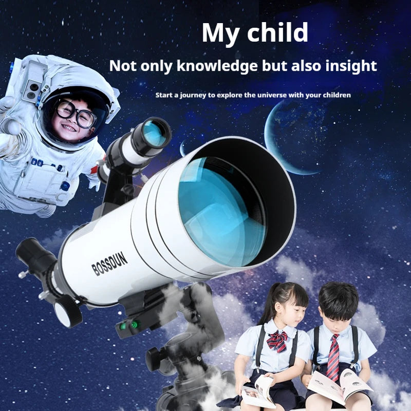 Astronomical Telescope 333.35X High-Definition Low Light Night Vision Photography, Stargazing and Moon Watching Peaceful Pleasures Health and Wellness