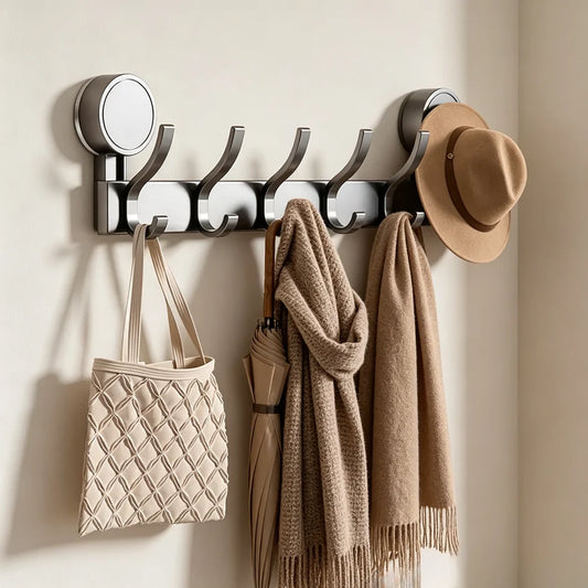 Drill-Free Suction Cup Hooks Heavy Duty Wall Hanger 8 Pack Suction Cup Hooks Peaceful Pleasures Health and Wellness