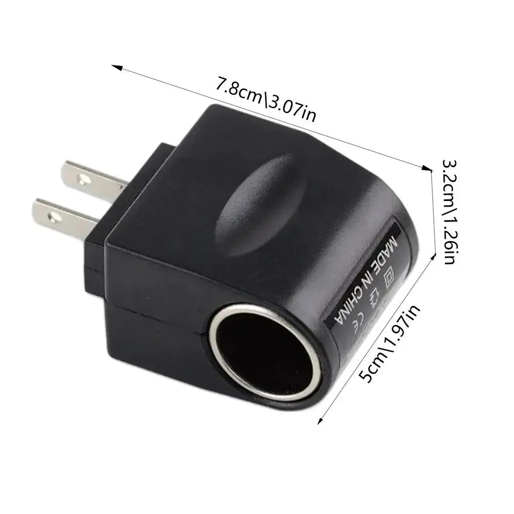 220V AC to 12V DC Plug Adapter Converter with LED Indicator