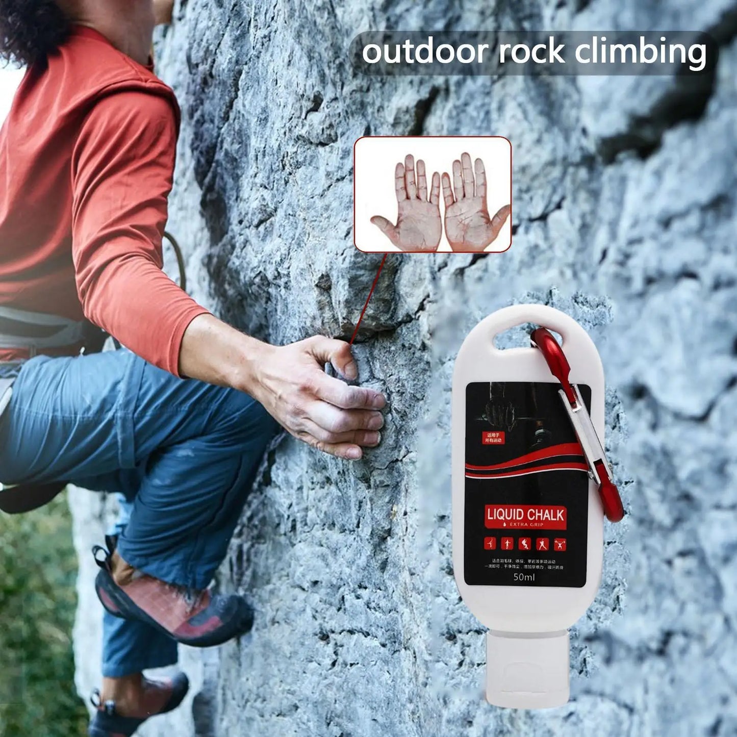 Liquid Chalk Grip Powder – Anti-Slip Gym & Climbing Chalk