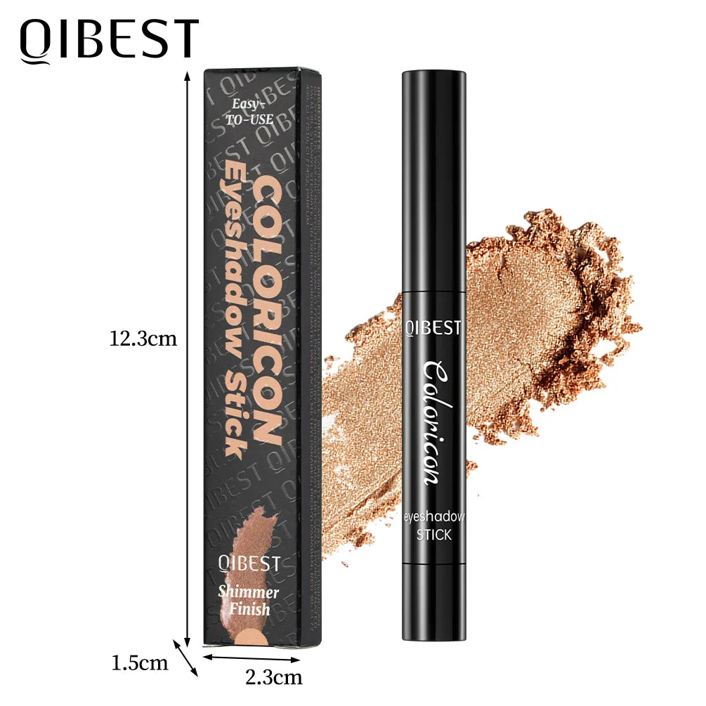 QiBest Glitter Eyeshadow Stick – Shimmer Highlighter & Liner