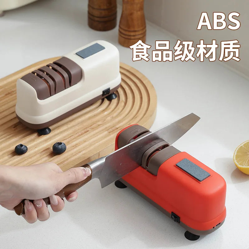 Electric Automatic Knife Sharpener – Multi-Stage Kitchen Tool