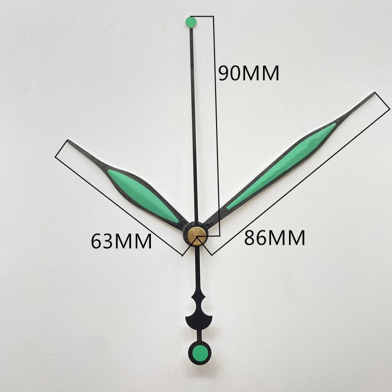 Mute DIY Wall Clock Movement Mechanism with Clock Hands Silent Kit Battery Operated Watch Repair Parts Replacement Set Peaceful Pleasures Health and Wellness