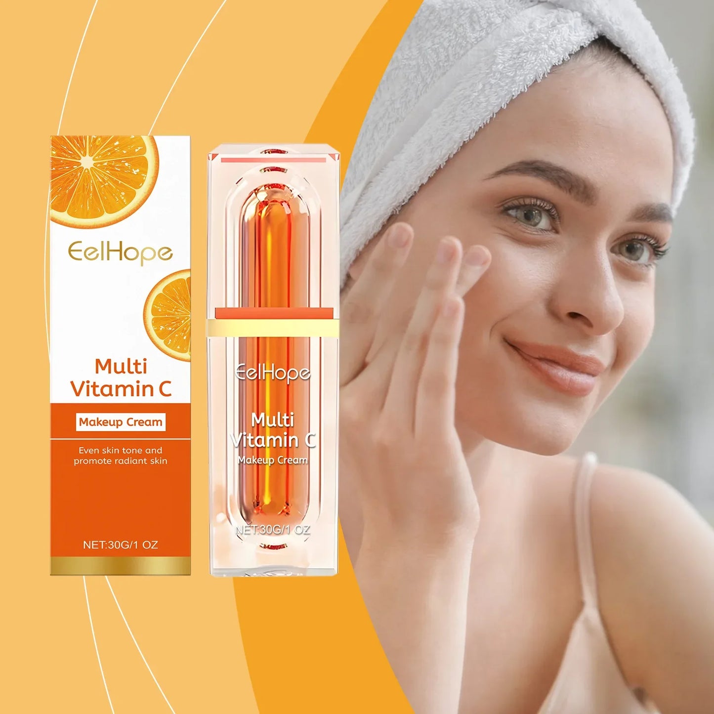 Eelhope Vitamin C Face Cream – Brighten, Tone & Conceal Pores