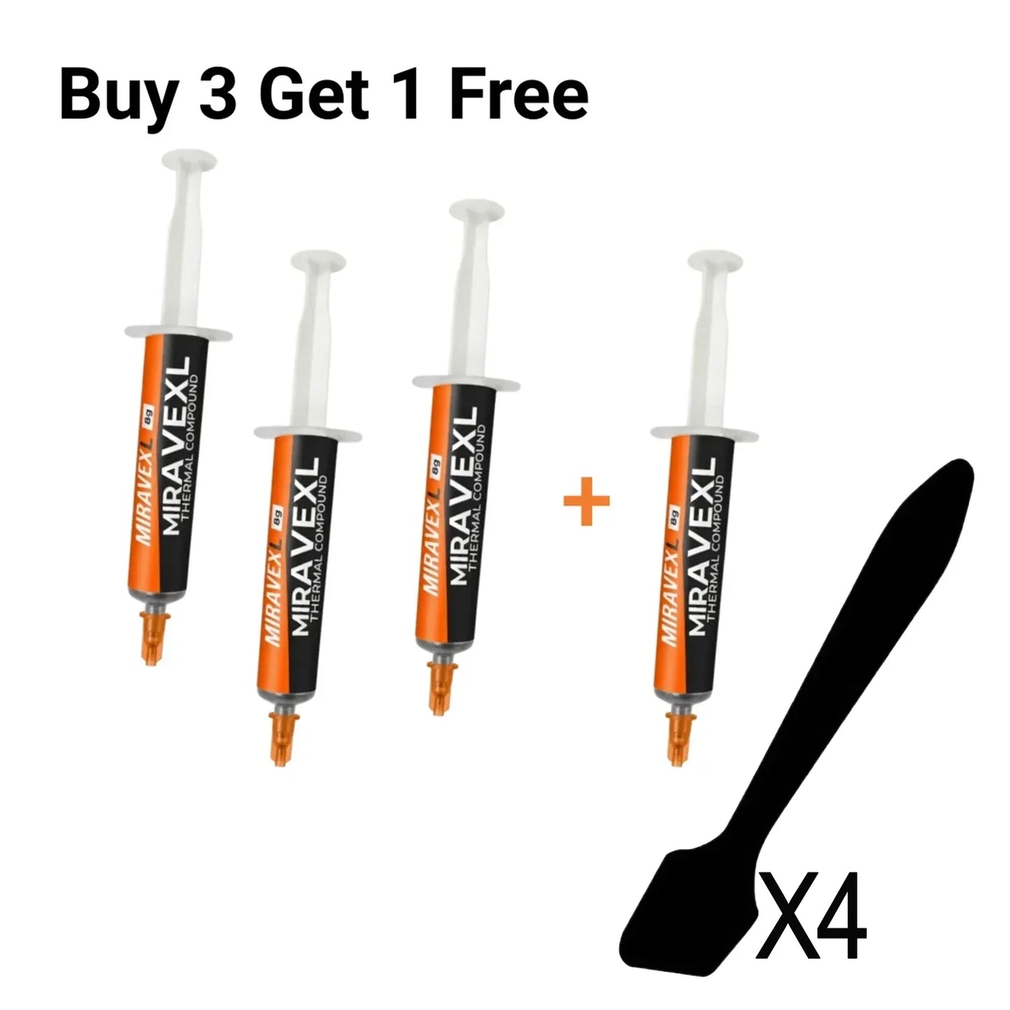 MIRAVEXL 8g Thermal Paste for CPU & GPU – 12.4W/mK Non-Conductive