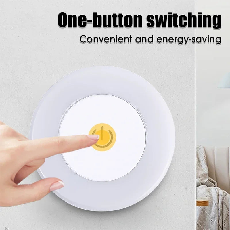 LED Touch Night Light USB Rechargeable | 3-Mode Dimmer Lamp