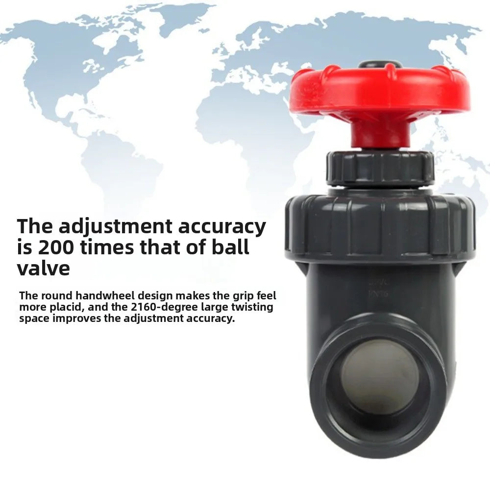 UPVC Gate Valve 20–40mm | Garden Irrigation & Aquarium Flow Control