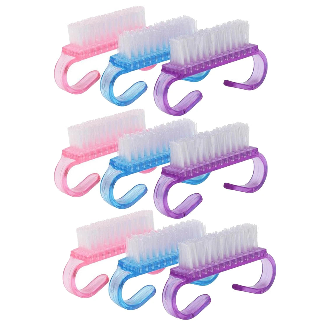Handle Grip Nail Scrub Brush – Fingernail & Toenail Cleaning Brush for Manicure & Pedicure Peaceful Pleasures Health and Wellness