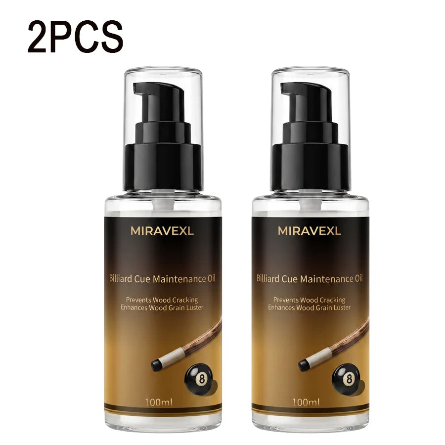 Pool & Snooker Cue Shaft Oil – Wood Conditioner & Polish