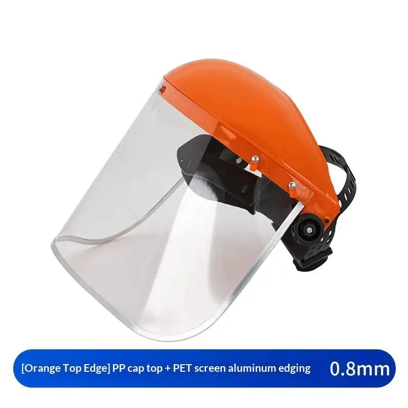 Mesh Face Shield Safety Helmet for Weed Trimmer & Gardening