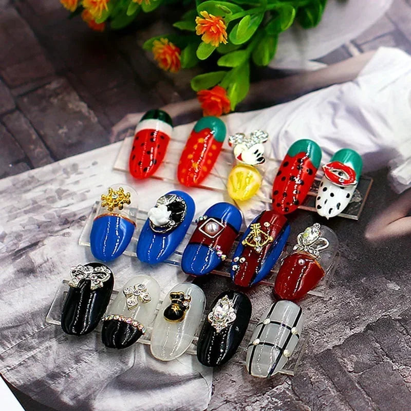 Transparent Acryl Nail art Display Stand, False Nail Tips Holder, Manicure Tape, Display Tool Peaceful Pleasures Health and Wellness
