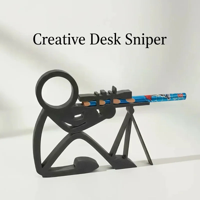 3D Printed Stick Figure Pencil Holder – Desk Organizer Gift